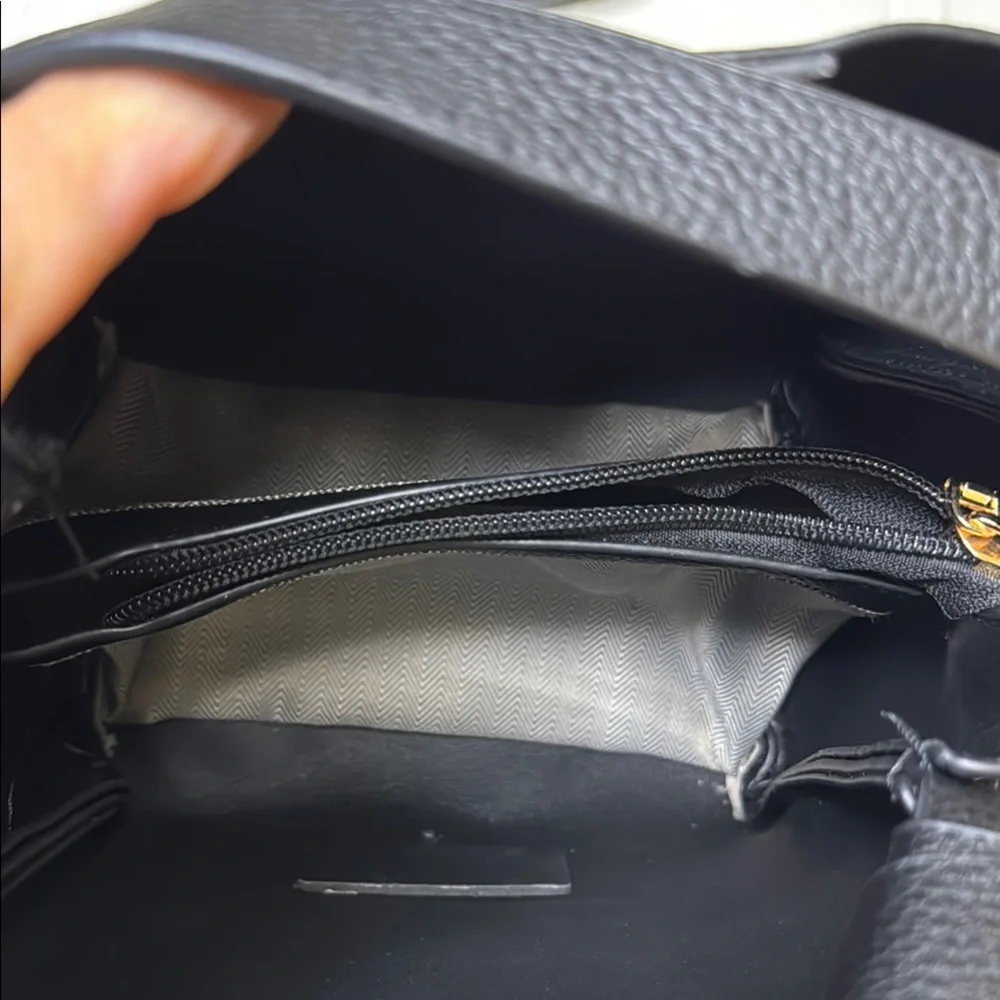 Kate Spade Black Pebbled Leather Shoulder‎ Bag (Missing “York”)